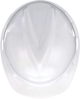 MSA V-Gard white shell with logo imprinting and customization options