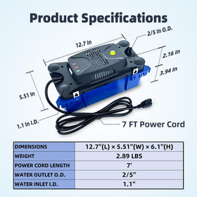 MSELTOS condensate pump three indicator lights aid diagnostics.