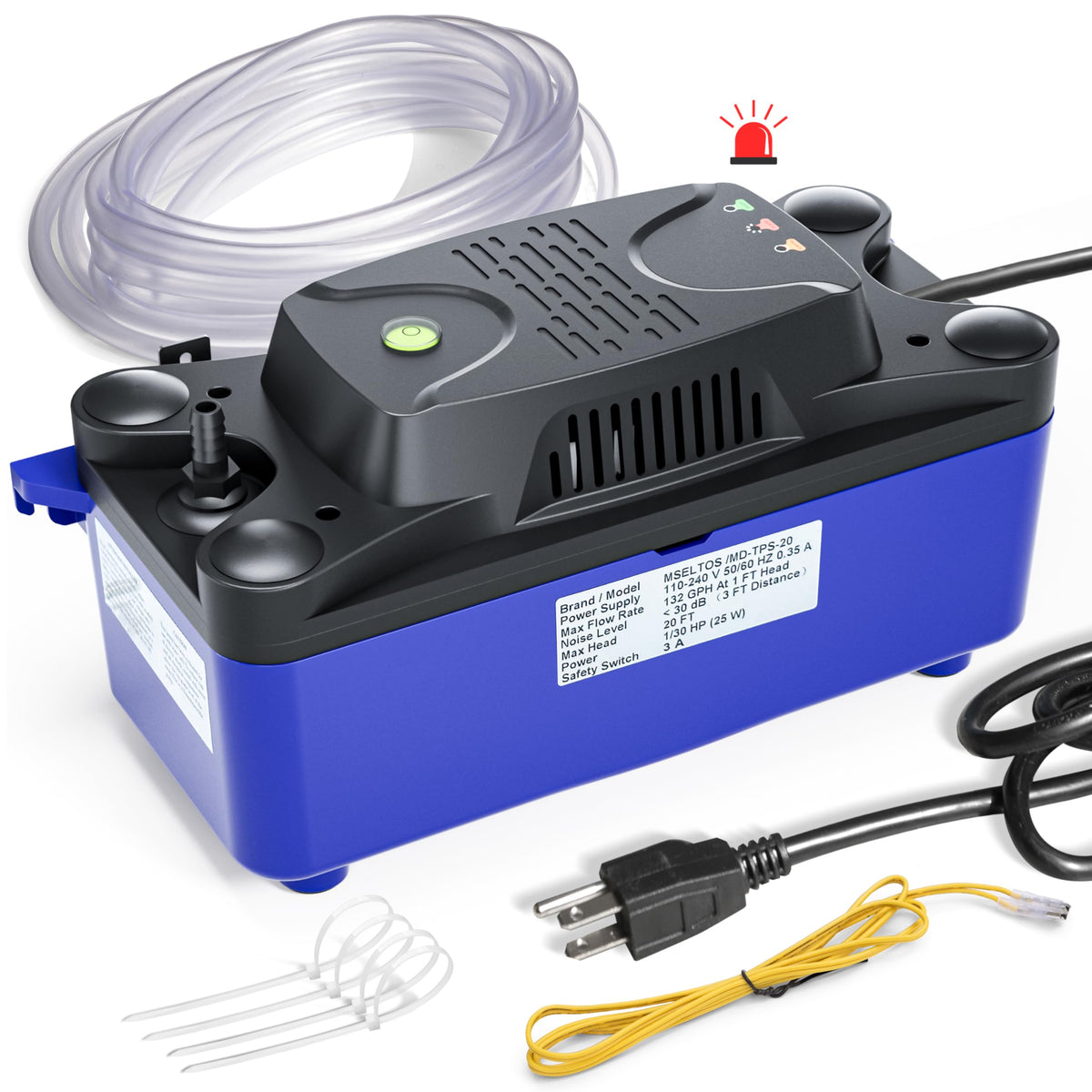 MSELTOS condensate pump with compact design for reliable gravity drainage.