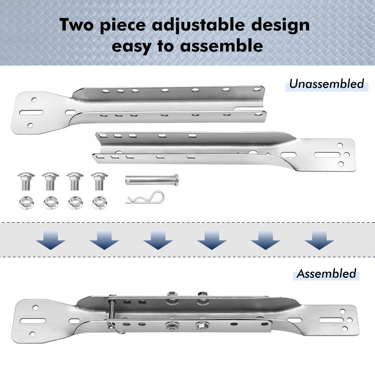 Compact packaging for easy handling and storage.