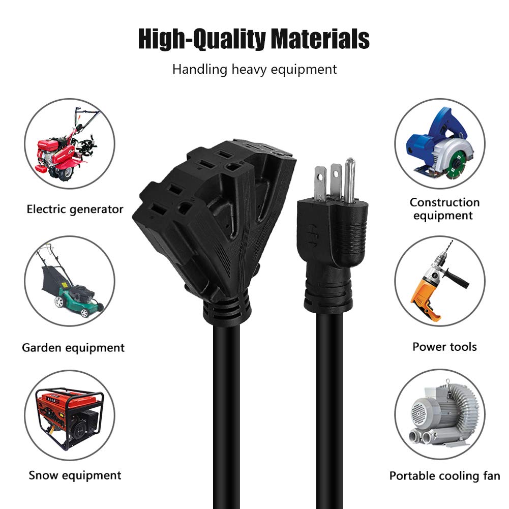 Mshyet UL-certified extension cord meets safety standards for flexibility