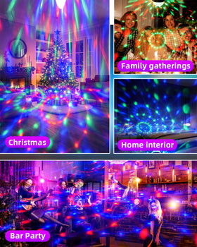 Compact and portable Mslitely disco ball for easy parties.