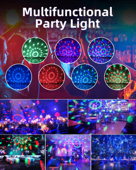 Mslitely disco ball on desk adds instant dance floor vibes.
