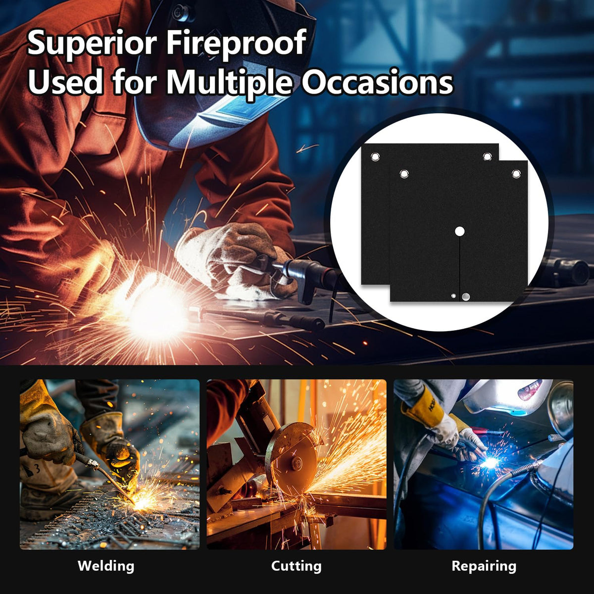 Msnaile 2-pack provides durable heat shielding for varied jobs.