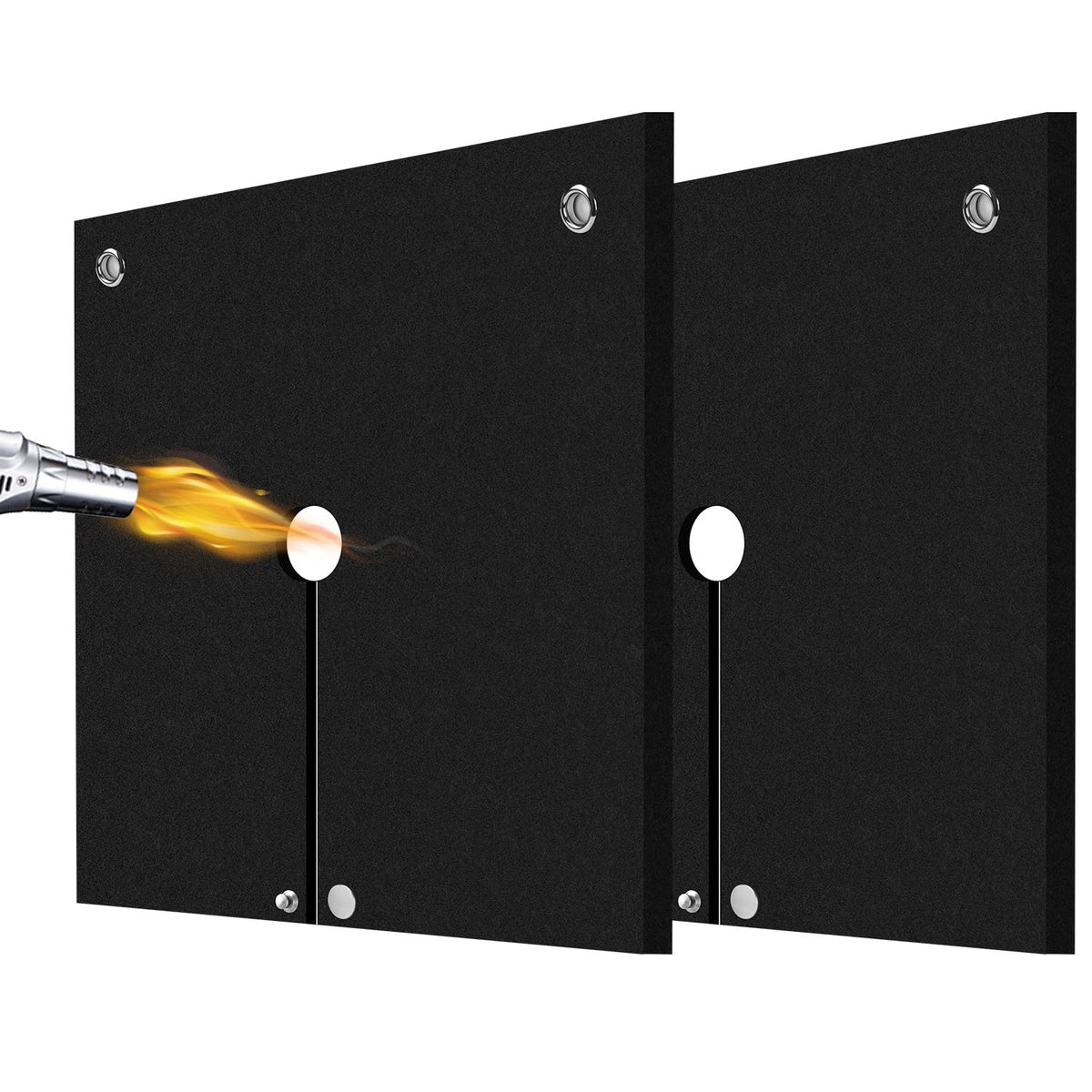 Msnaile welding blanket graphite 1-4 inch in 12x12 size for high-heat protection.