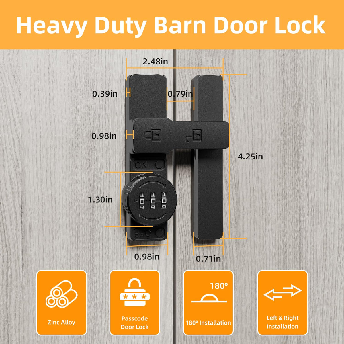 MSR X6 close-up reveals the 3-digit password for added security.