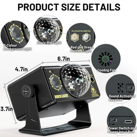MSUOVH stage light covers up to 500 sq ft for lively events.