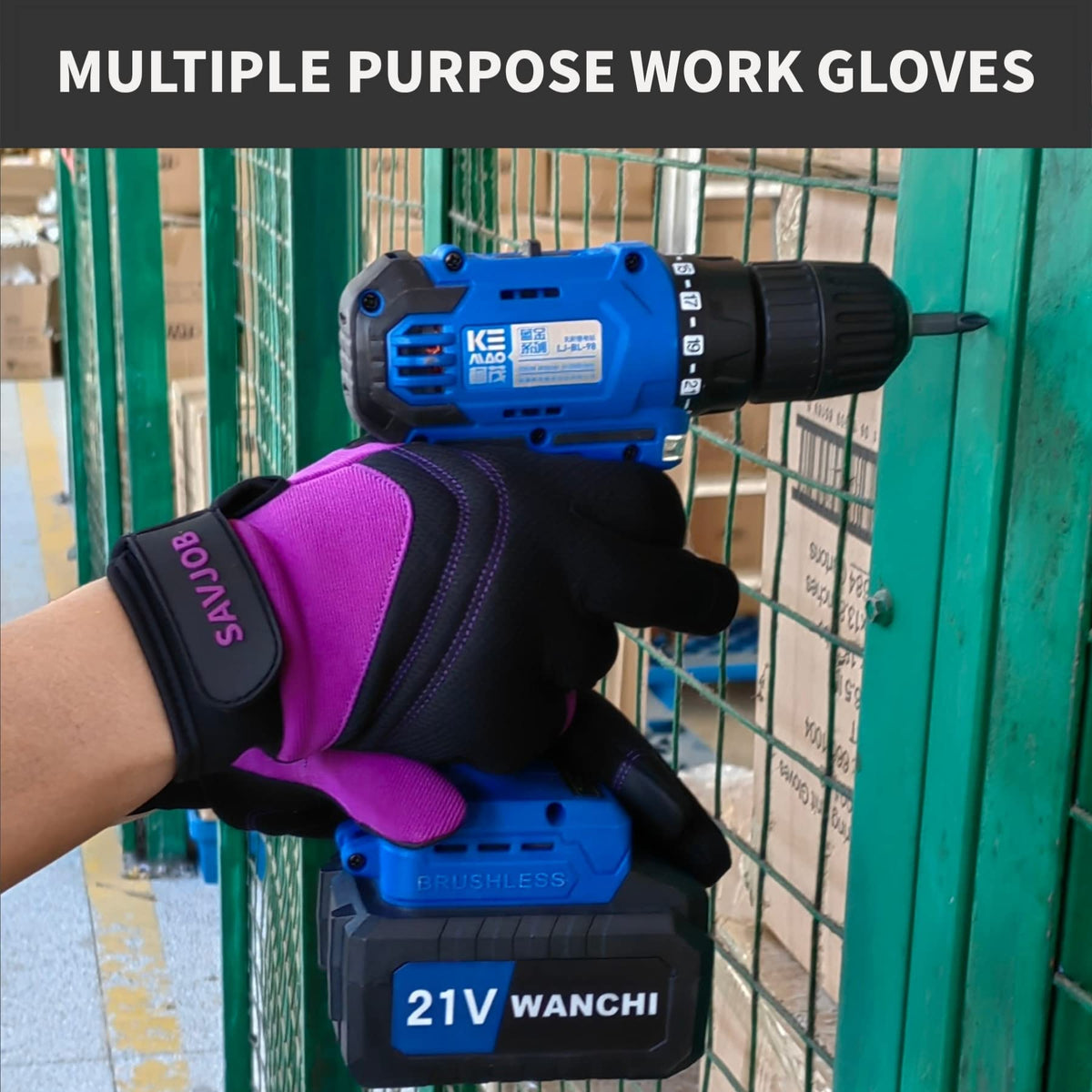 MSUPSAV glove cuff with hook-and-loop closure ensures secure fit.