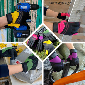 MSUPSAV purple extra large gloves for comfortable all-day wear.