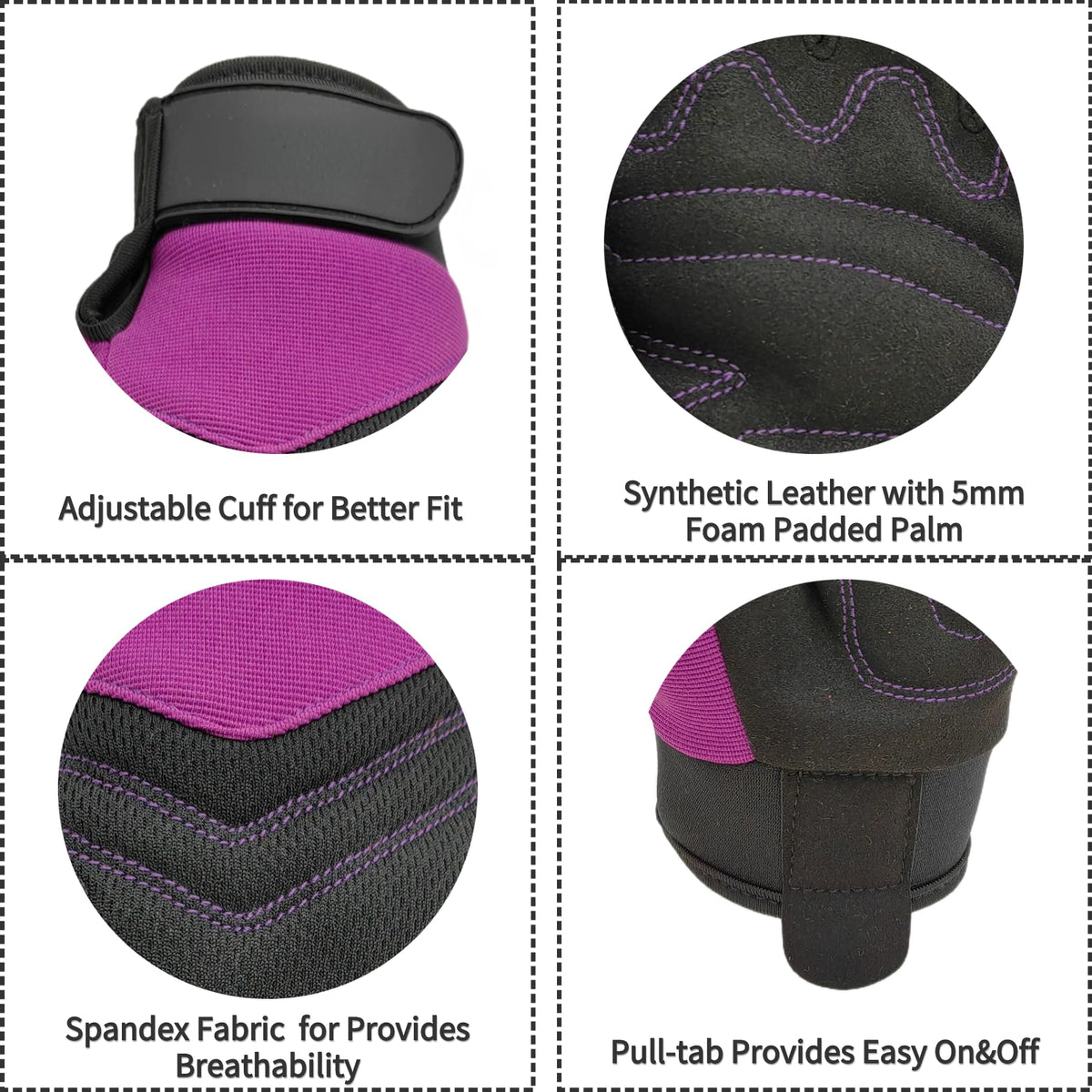 MSUPSAV gloves with reinforced fingertips boost durability for pruning.