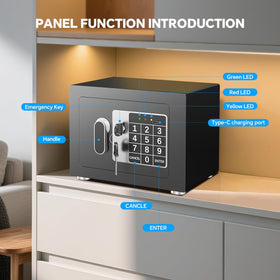 MSYCOST small home safe wall-mount option for discreet placement