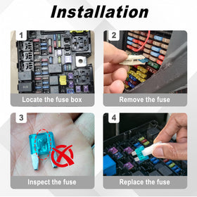 MTABCTY vehicle fuses kit suitable for cars, trucks, ATVs and more