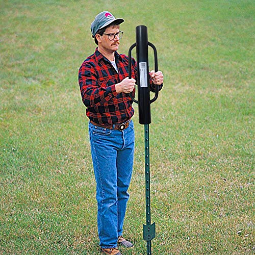 MTB Supply multi-purpose fence post installation use case for wooden and steel posts.