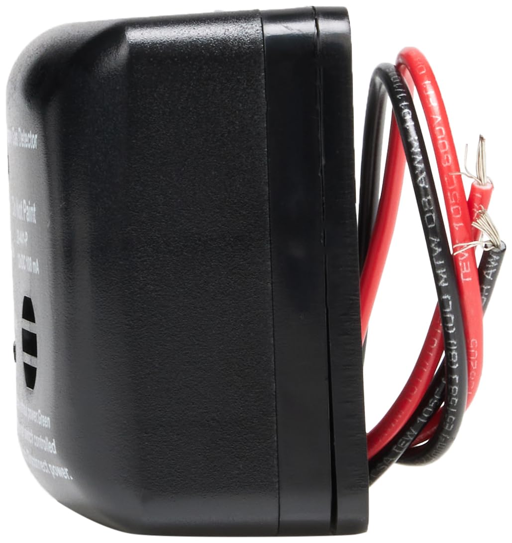 MTI Industries 20441PBL 12V LP gas alarm back view emphasizes slim profile