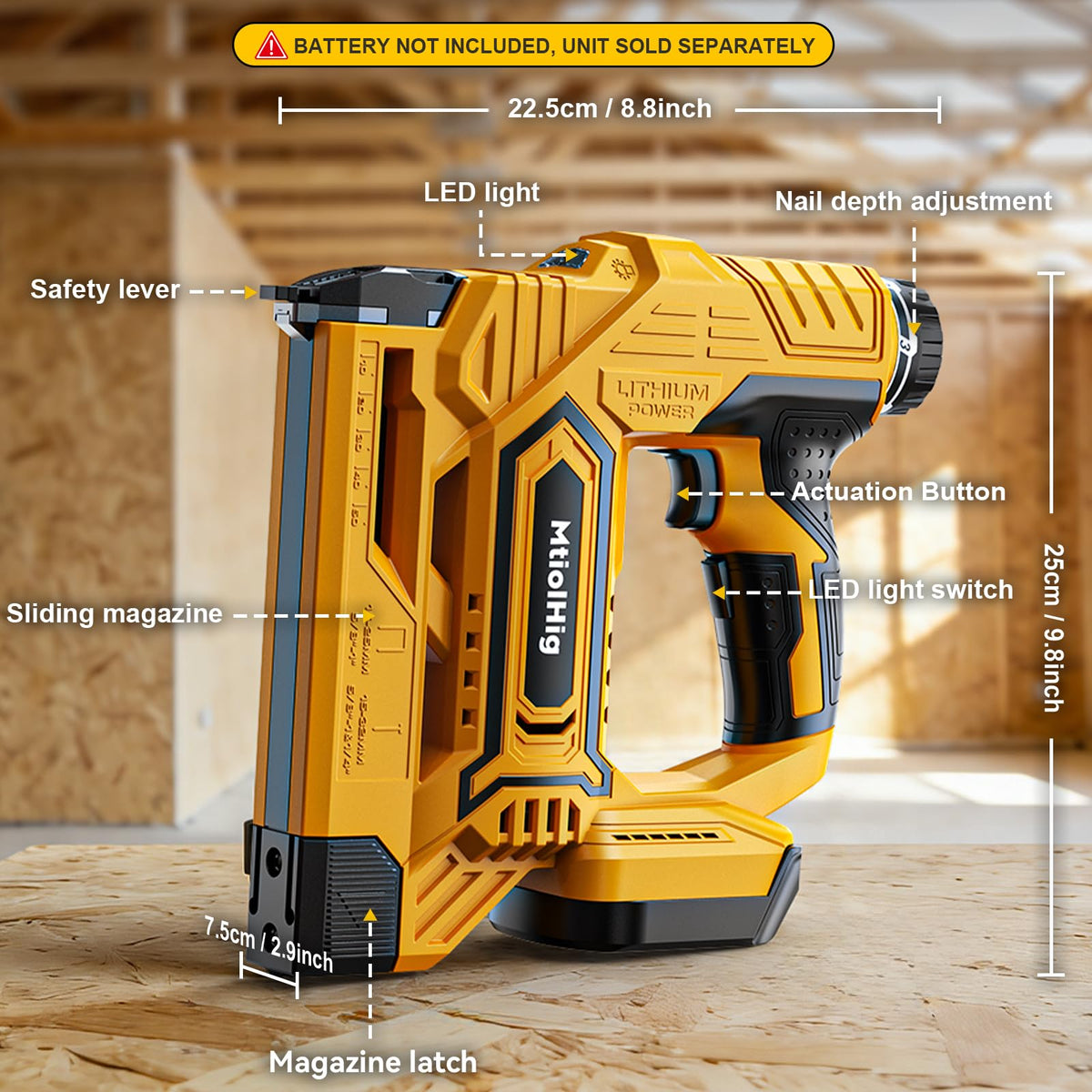 MtiolHig nails and staples compatibility for versatile projects