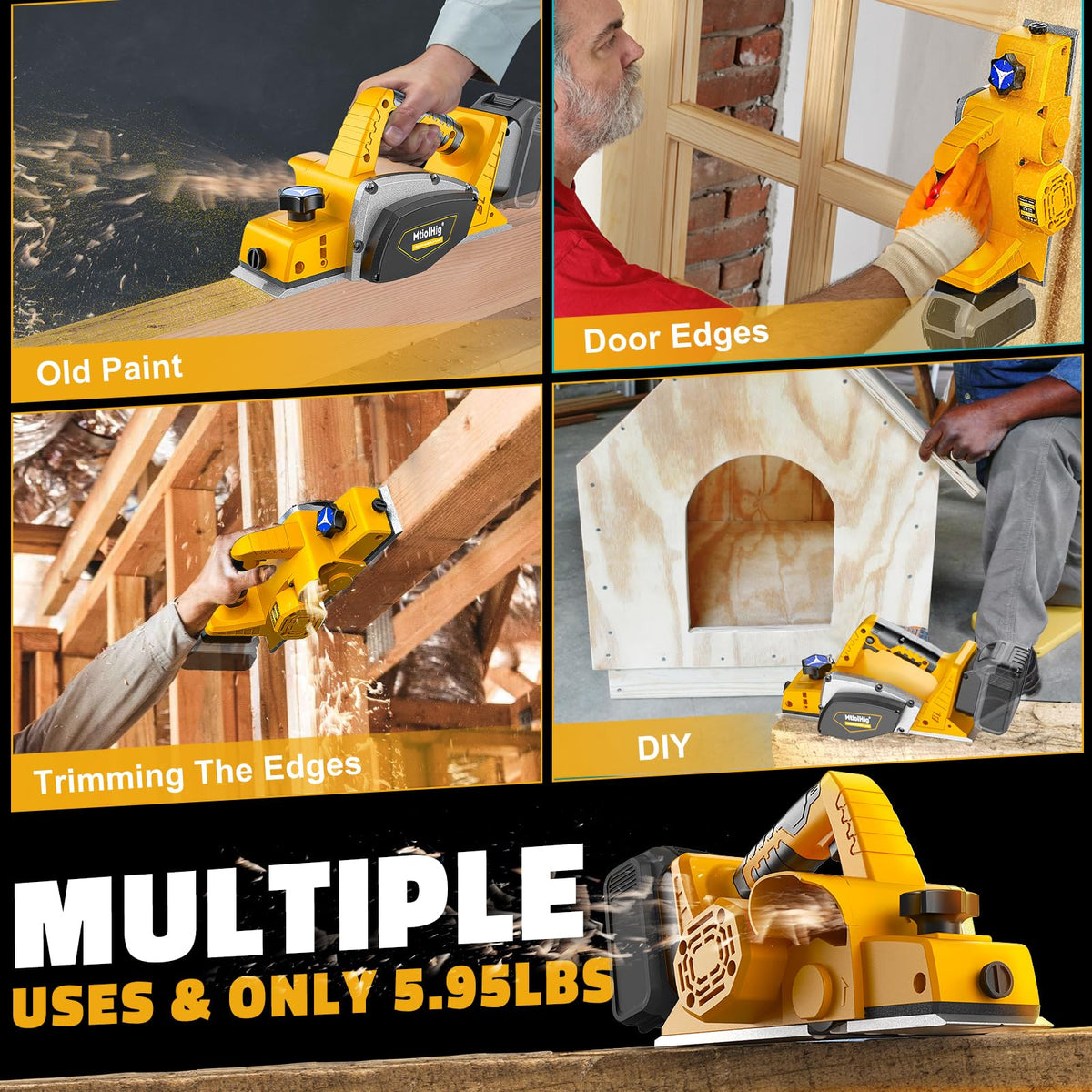 MtiolHig planer in a woodworking project setup for smooth results