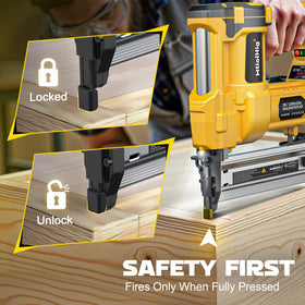 MtiolHig ergonomic design and LED lighting aid visibility in tight spaces.