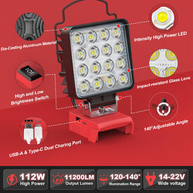MtiolHig Milwaukee 18V battery compatibility enables cordless setup on site