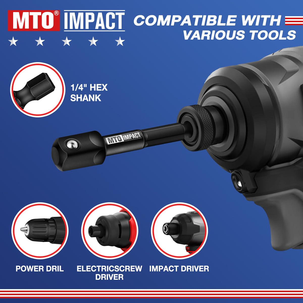MTO ANSI/ASME compliant durable adapters designed for high torque