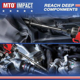 MTO length options from 2 to 6 inches for versatile reach