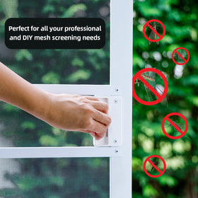 MTOUOCK durable mesh suitable for porch, patio, and pool area screens.
