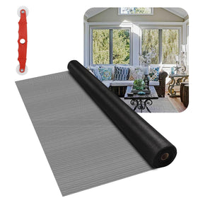MTOUOCK fiberglass window screen roll 36x100 ready for window installation and airflow.