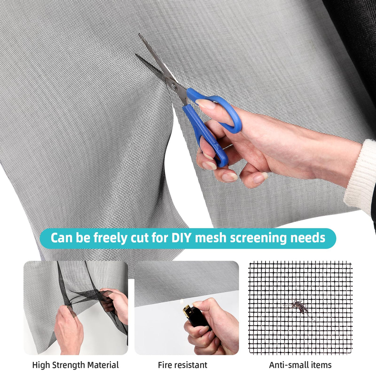 MTOUOCK protective mesh blocks tiny intrusions while maintaining airflow.