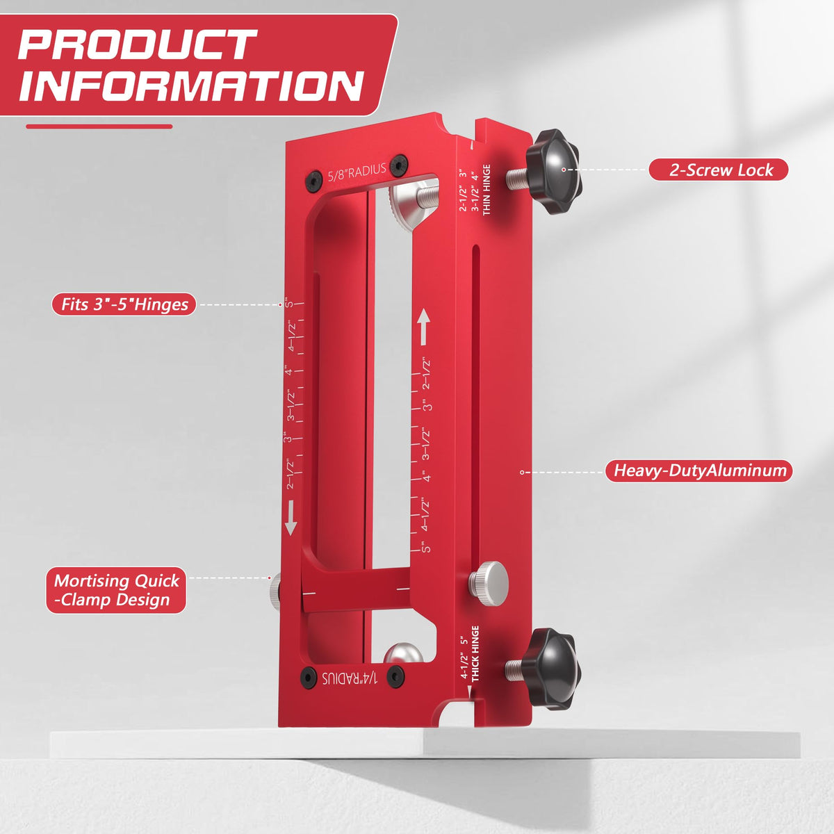 Muaoush complete kit includes all essentials for hinge installation