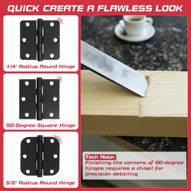 Muaoush hinge jig self-centering bit speeds up precise cuts