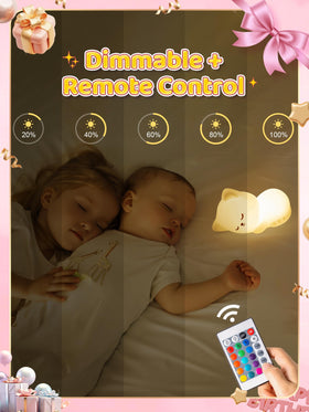 Mubarek cat night light portable and cordless for travel