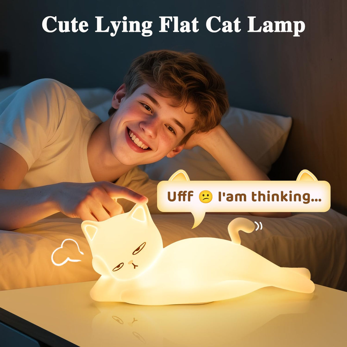 Mubarek compact portable cat light suitable for dorms and desks