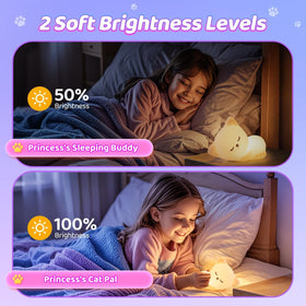 Mubarek Rechargeable 1200mAh Night Light for cordless all night use.