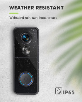 MUBVIEW IP65-rated durable doorbell withstands various weather conditions