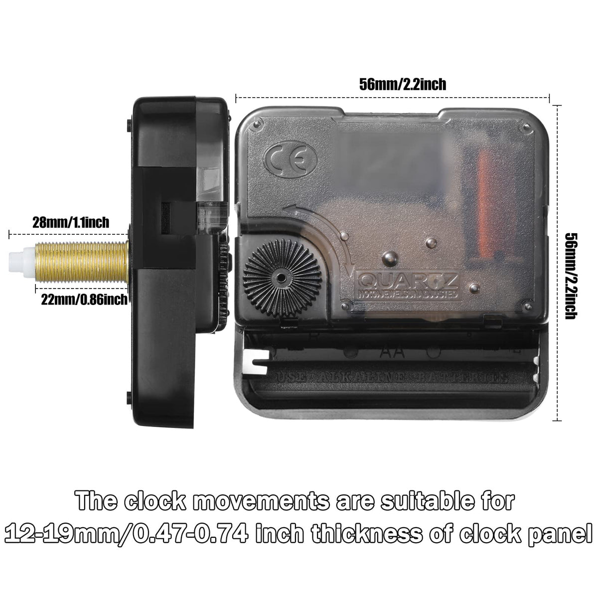 Mudder clock repair hooks and pads for secure mounting