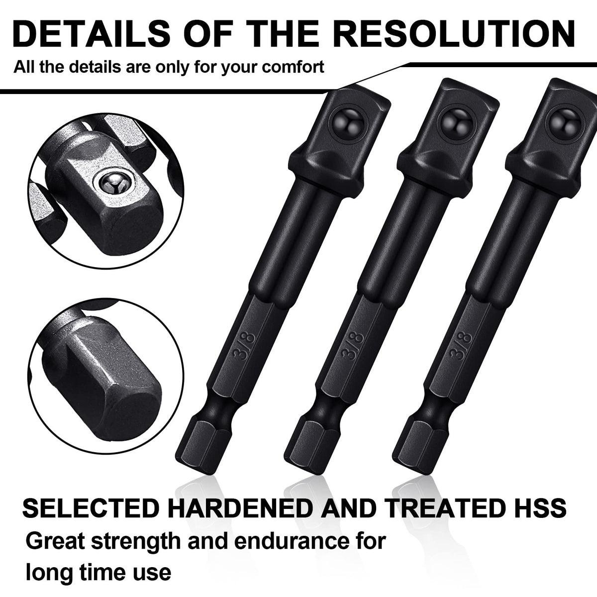 Mudder compact 6.5 cm length adapter ideal for tight spaces