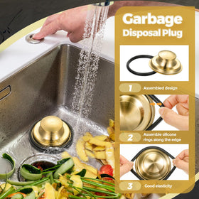 Dishwasher-safe Mudder kitchen sink strainer for easy cleaning