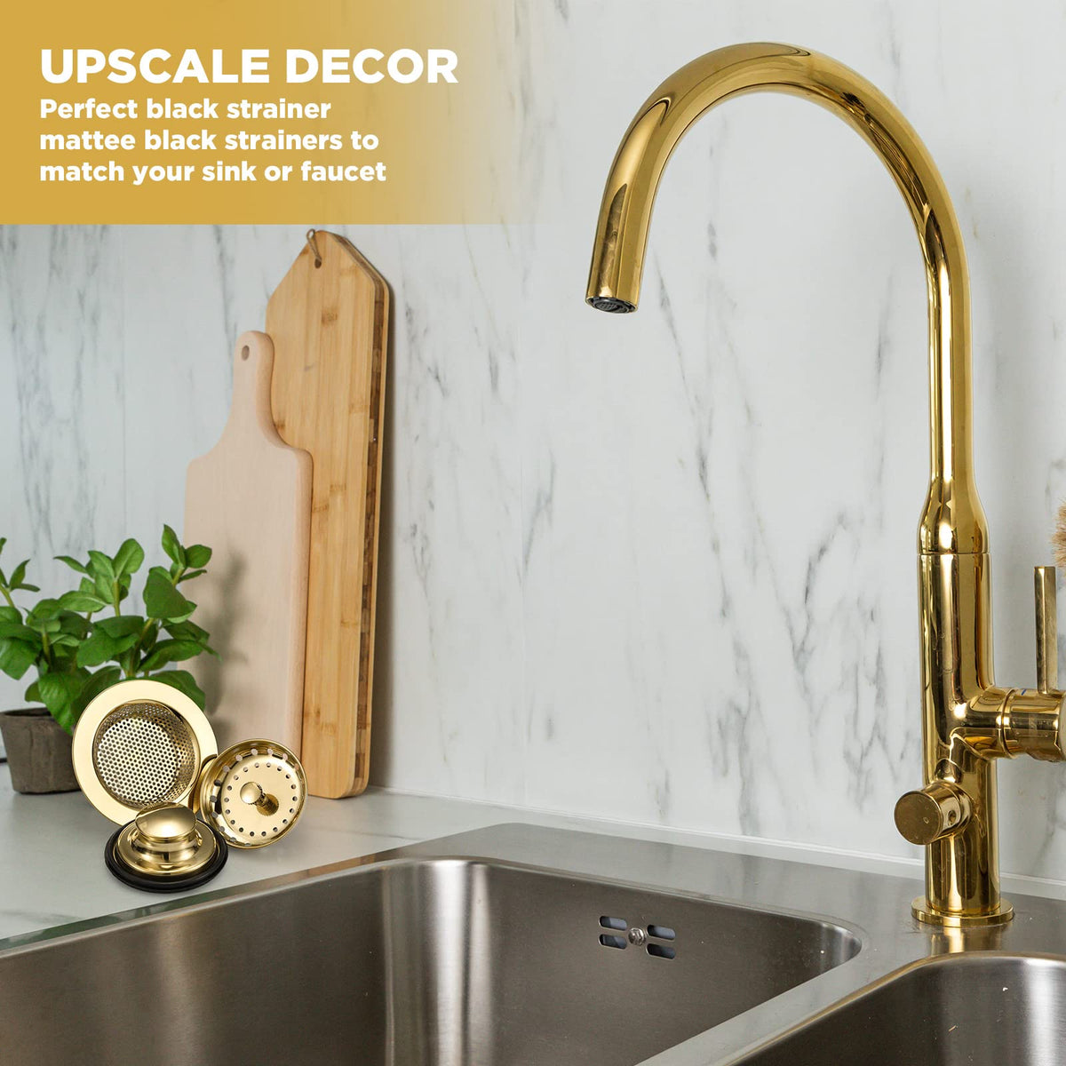 Mudder dishwasher-safe strainer cleans quickly in warm water.