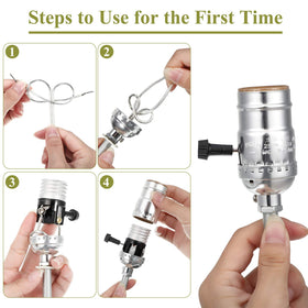 Mudder galvanized steel lamp kit designed for long-term use and repairs.