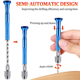 Mudder micro twist drill bits 0.5–3 mm for resin and polymer clay projects