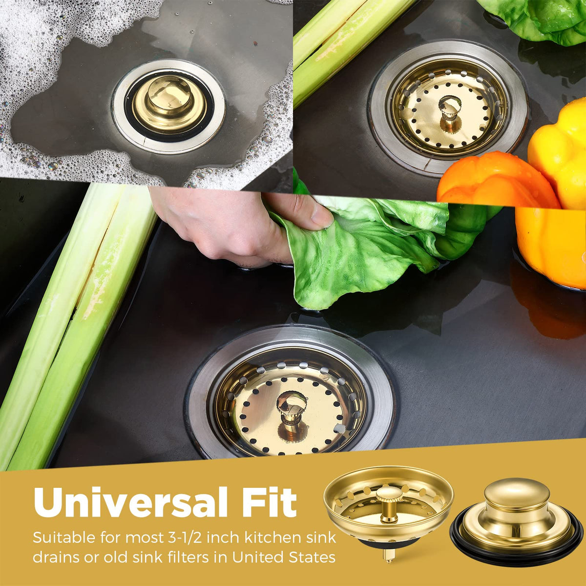 Mudder stainless steel wrap protects hands while cleaning.