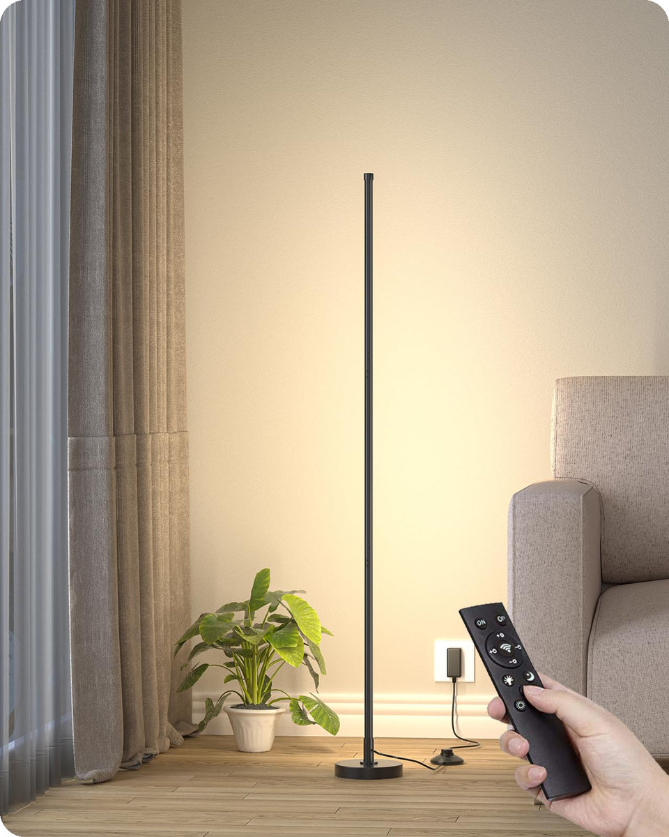 Mudodi Corner Lamp assembly shows quick setup in a modern room
