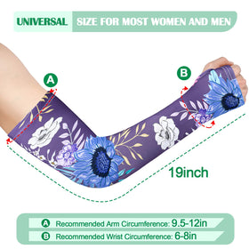 Mukum flower-patterned sleeves offer rural style and comfortable protection while gardening