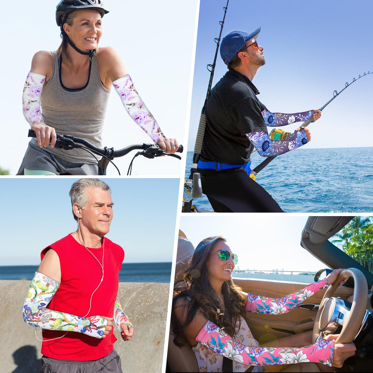 Mukum four-pattern floral set is ideal for daily outdoor wear