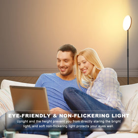 Mukuxin floor lamp weighted base for stable setup