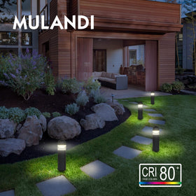 MULANDI bollard light easy installation without electrician required.