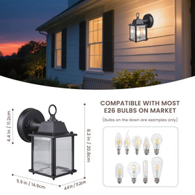 MULANDI die-cast aluminum lamp close-up highlighting durable finish for coastal settings