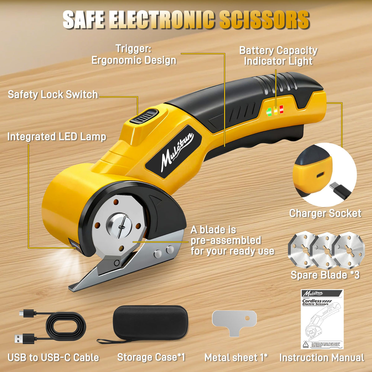 Mulctun compact carry case keeps tools organized on the job site.