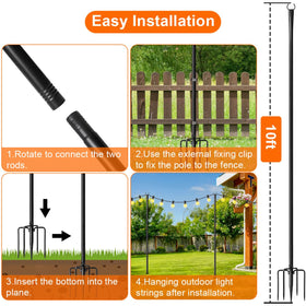 MuliVid tool-free setup saves time during outdoor lighting installation.