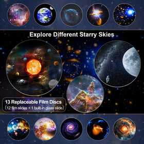 MuliVid Galaxy Projector Pro timer night light provides auto-off for calm bedtimes.
