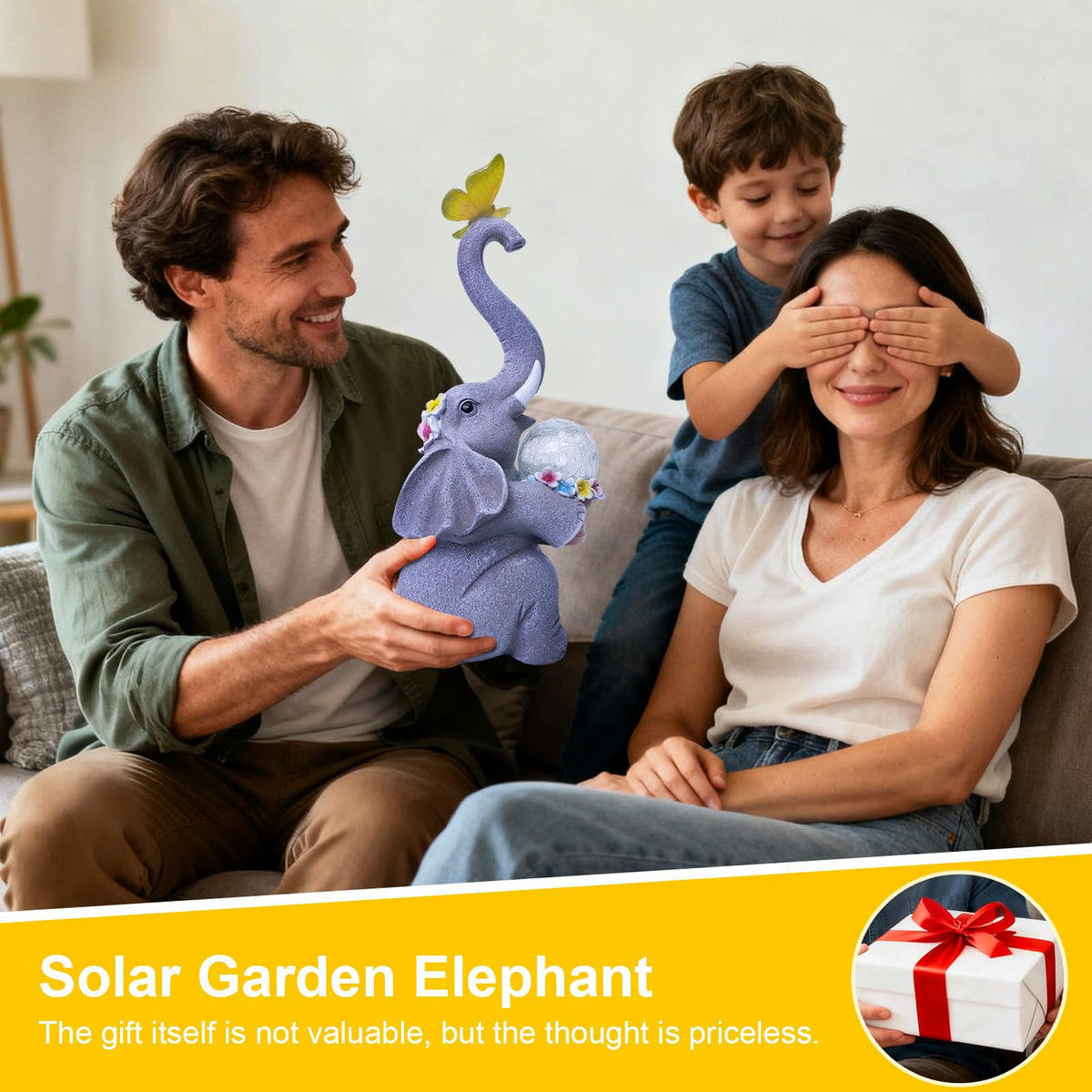 MuliVid solar lawn ornament brightens yards with eco-friendly light after dark.